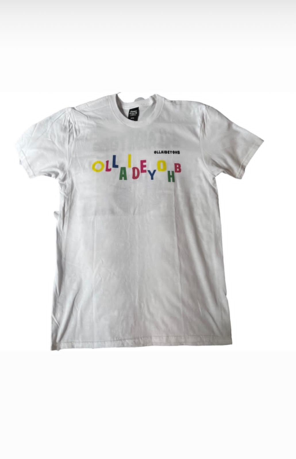 "OLLAIDEYOHB" T-SHIRT - WHITE