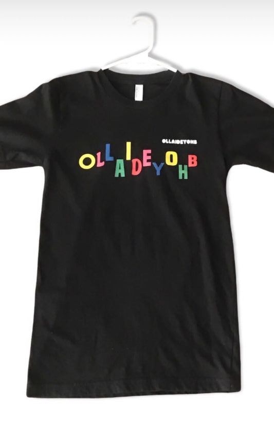 "OLLAIDEYOHB" T-SHIRT - BLACK