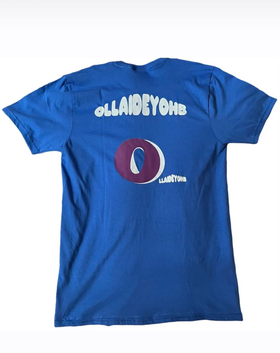 OLLAIDEYOHB" T-SHIRT - BLUE