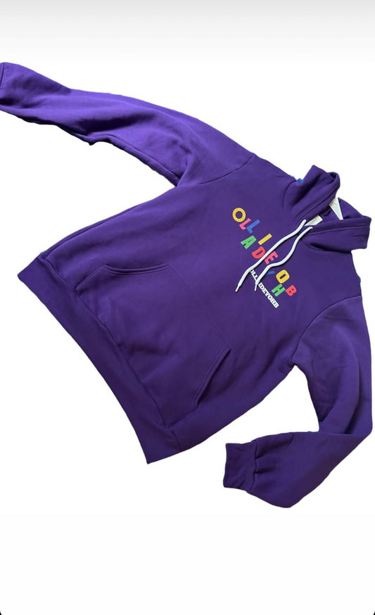 "OLLAIDEYOHB" HOODIE - PURPLE