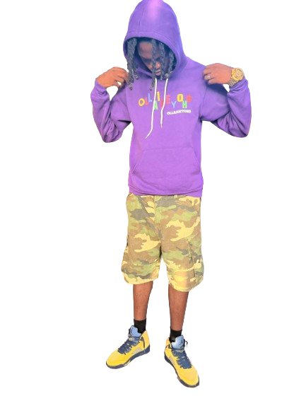 "OLLAIDEYOHB" HOODIE - PURPLE